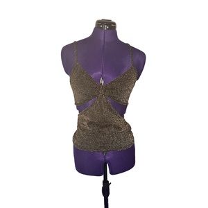 SOLD Super cute cut out tank top! New with tags!